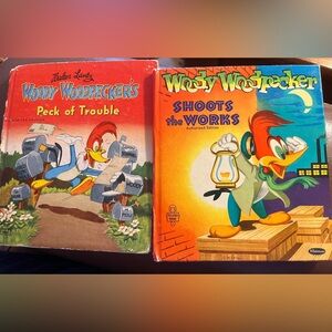 Vintage Woody Woodpecker Books